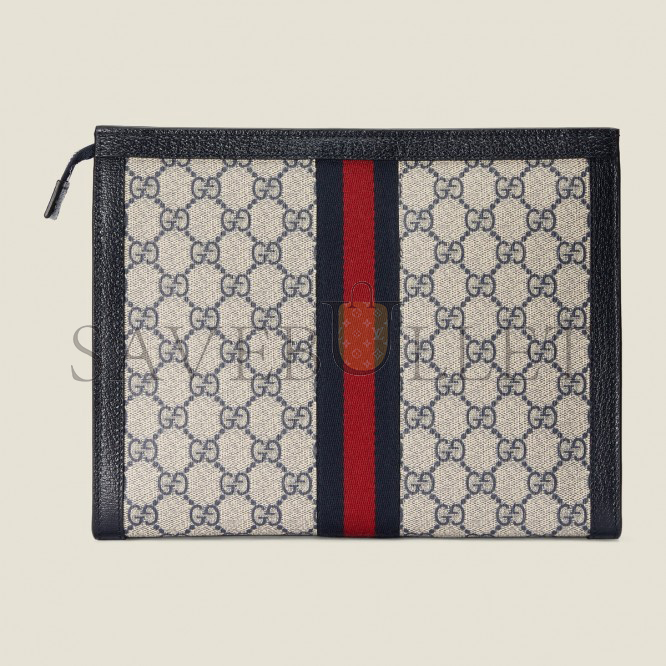 GUCCI OPHIDIA GG POUCH 625549 (26*20.5*6cm) GUCCI OPHIDIA GG POUCH 625549 (26*20.5*6cm)